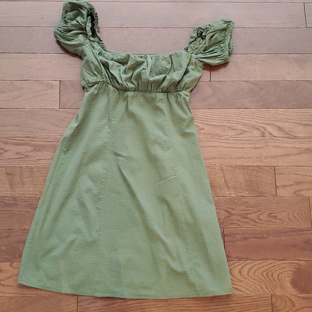 Asos Off Shoulder Mini Sundress with Ruched Bust